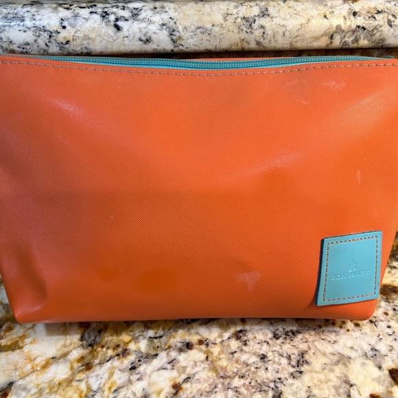 Jon Hart large/ grande makeup zipper pull bag with Crown details. - Picture 6 of 15